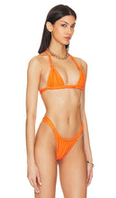 MIKOH Suzu Bikini Top in Tangerine
