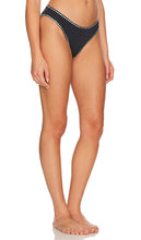MILLY Cabana Heat Set Bikini Bottom in Black