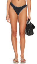 MILLY Cabana Heat Set Bikini Bottom in Black - Bas de bikini MILLY Cabana Heat Set en noir - MILLY Cabana 黑色热定型比基尼泳裤 - MILLY Cabana Heat Set Bikinihose in Schwarz - MILLY Cabana 히트 세트 비키니 하의 블랙 색상 - Slip bikini MILLY Cabana termoset in nero