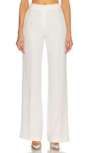 MILLY Nicola Cady Pant in Ivory - Pantalon MILLY Nicola Cady en ivoire - MILLY Nicola Cady 象牙色长裤 - MILLY Nicola Cady-Hose in Elfenbein - MILLY Nicola 캐디 팬츠 - Pantalone MILLY Nicola Cady in avorio