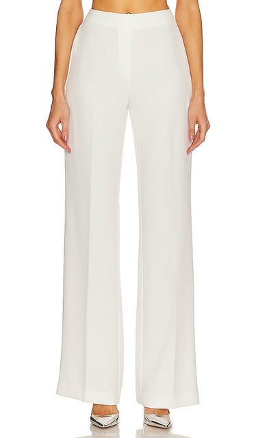 MILLY Nicola Cady Pant in Ivory - Pantalon MILLY Nicola Cady en ivoire - MILLY Nicola Cady 象牙色长裤 - MILLY Nicola Cady-Hose in Elfenbein - MILLY Nicola 캐디 팬츠 - Pantalone MILLY Nicola Cady in avorio