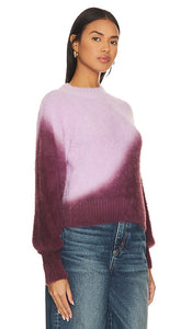 MINKPINK Nola Dip Dyed Sweater in Lavender