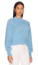 MINKPINK Aria Fluffy Knit in Baby Blue