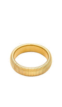 MIRANDA FRYE Cara Bangle in Metallic Gold