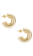 MIRANDA FRYE Drew Huggies in Metallic Gold