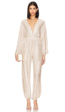 MISA Los Angeles Amina Jumpsuit in Metallic Neutral - MISA Los Angeles - Combinaison Amina en neutre métallisé - MISA Los Angeles Amina 金属色中性连身裤 - MISA Los Angeles Amina Jumpsuit in Metallic Neutral - MISA Los Angeles Amina 점프수트 - Tuta MISA Los Angeles Amina in colore neutro metallizzato