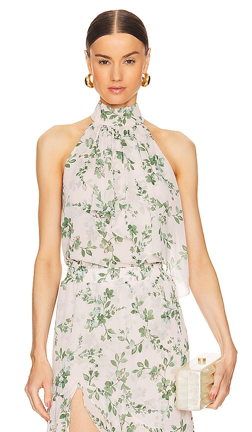 MISA Los Angeles Anka Top in Cream - Haut Anka MISA Los Angeles en crème - MISA Los Angeles Anka 奶油色上衣 - MISA Los Angeles Anka Top in Creme - MISA LA ANKA 탑 - Top Anka di MISA Los Angeles color crema