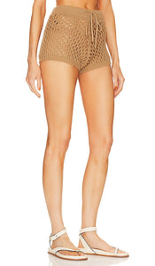 MISA Los Angeles Daisy Short in Tan