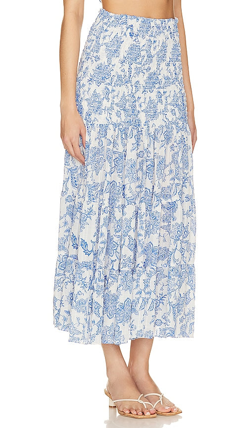 MISA Los Angeles Lola Convertible Skirt in Blue
