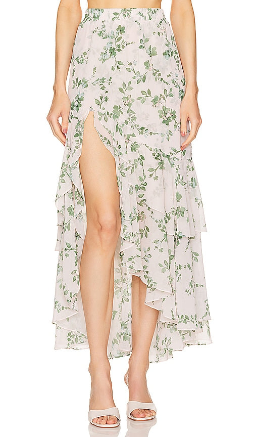 MISA Los Angeles Seva Skirt in Cream - Jupe MISA Los Angeles Seva en crème - MISA Los Angeles Seva 奶油色半身裙 - MISA Los Angeles Seva Rock in Creme - MISA LA SEVA 스커트 - Gonna Seva MISA Los Angeles color crema
