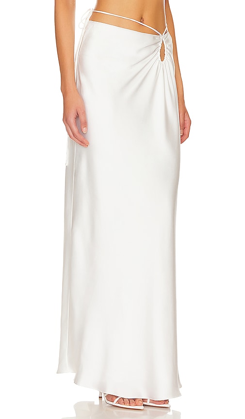 MISHA Melody Maxi Skirt in Ivory