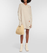 MM6 Maison Margiela Alpaca-blend minidress