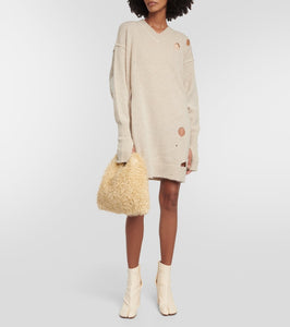 MM6 Maison Margiela Alpaca-blend minidress