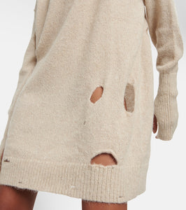 MM6 Maison Margiela Alpaca-blend minidress