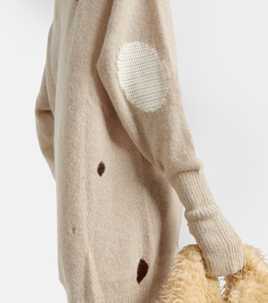 MM6 Maison Margiela Alpaca-blend minidress