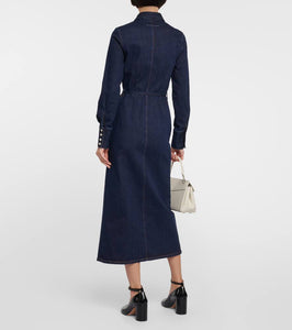 MM6 Maison Margiela Belted denim shirt dress
