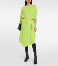 MM6 Maison Margiela Belted midi dress