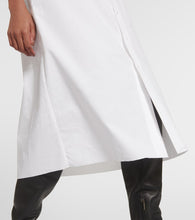 MM6 Maison Margiela Cotton poplin midi dress
