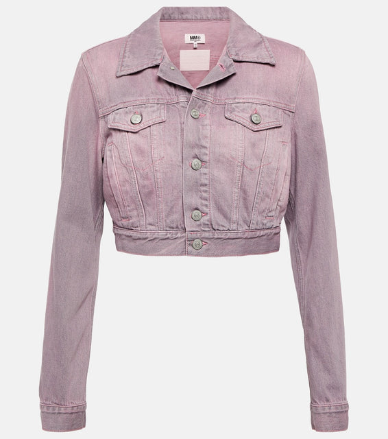 MM6 Maison Margiela Cropped denim jacket