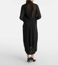MM6 Maison Margiela Draped midi dress