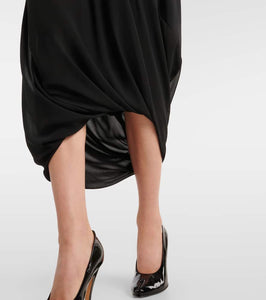 MM6 Maison Margiela Draped midi dress