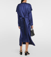 MM6 Maison Margiela Draped satin midi dress