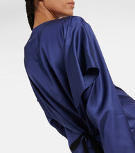 MM6 Maison Margiela Draped satin midi dress