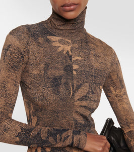 MM6 Maison Margiela Floral midi dress