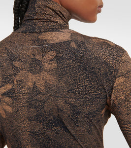 MM6 Maison Margiela Floral midi dress
