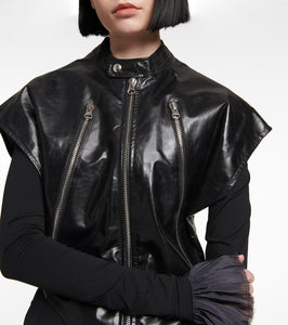 MM6 Maison Margiela Leather jacket