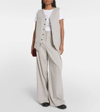 MM6 Maison Margiela Oversized wool-blend vest