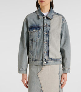 MM6 Maison Margiela Patchwork denim jacket