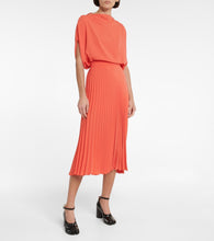 MM6 Maison Margiela Pleated  midi skirt