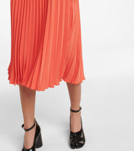 MM6 Maison Margiela Pleated  midi skirt