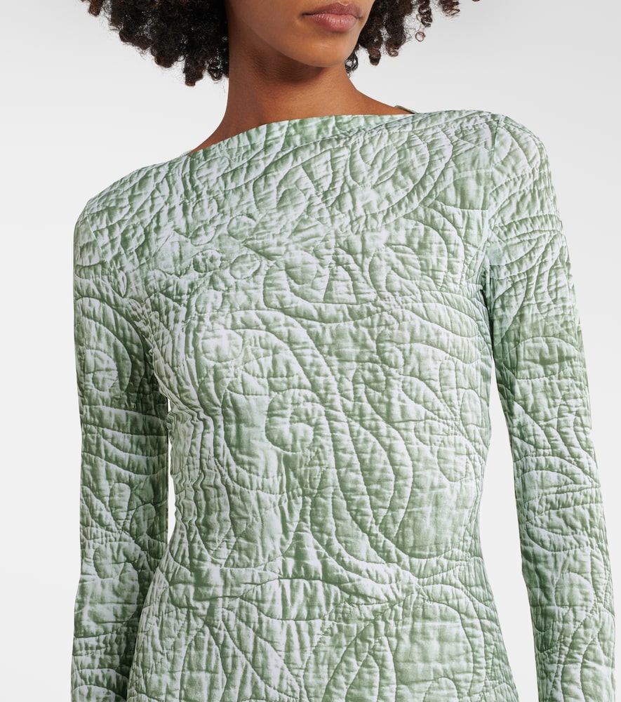 MM6 Maison Margiela Printed jersey midi dress