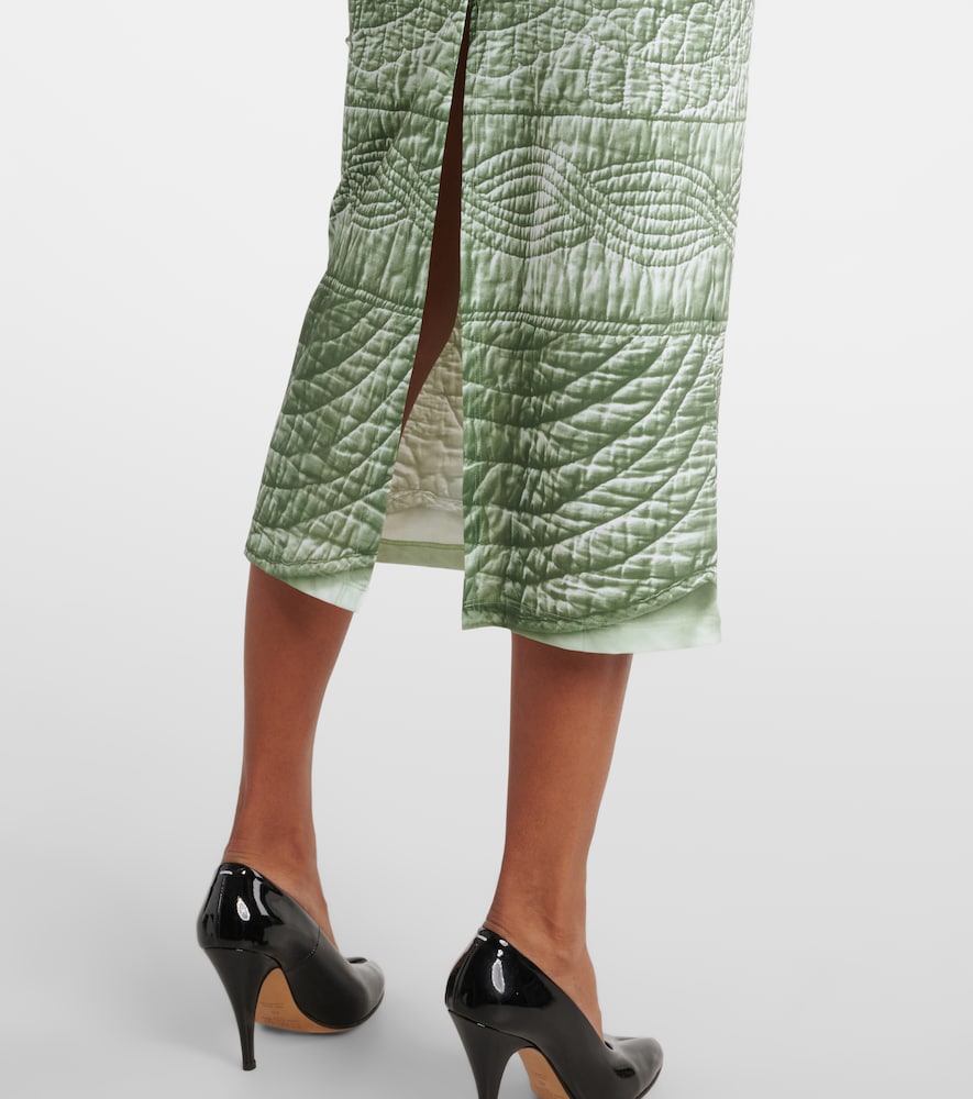 MM6 Maison Margiela Printed jersey midi dress