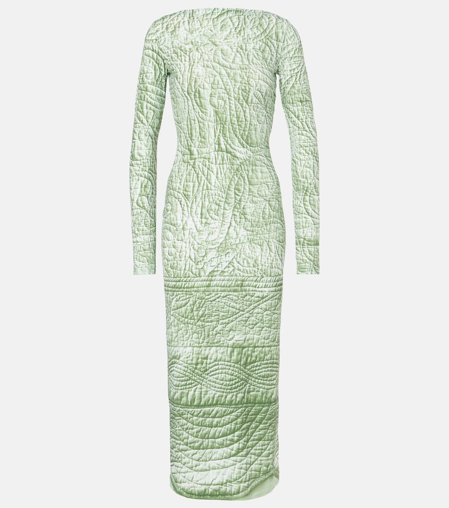 MM6 Maison Margiela Printed jersey midi dress. MM6 Maison Margiela 印花针织中长连衣裙