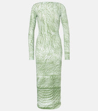 MM6 Maison Margiela Printed jersey midi dress. MM6 Maison Margiela 印花针织中长连衣裙