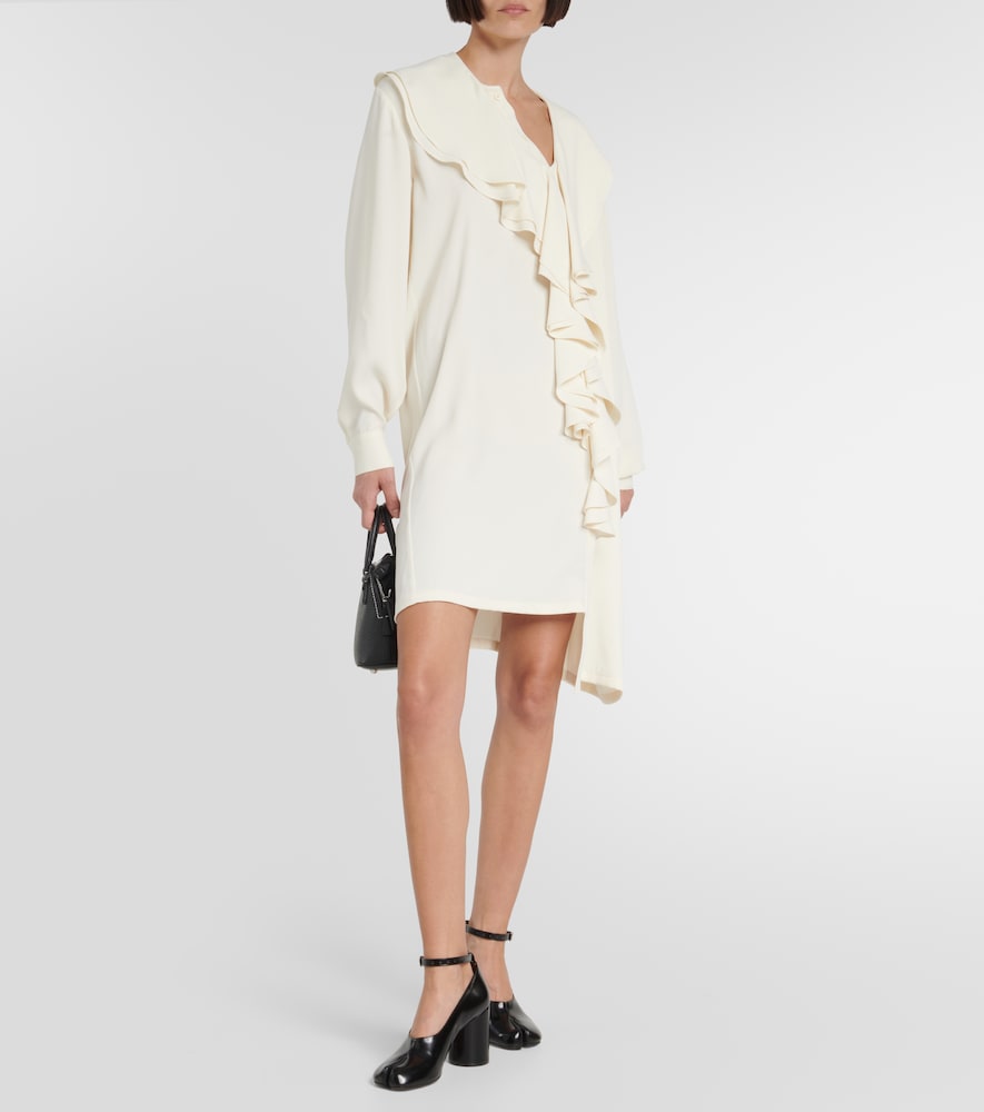 MM6 Maison Margiela Ruffle-trimmed minidress