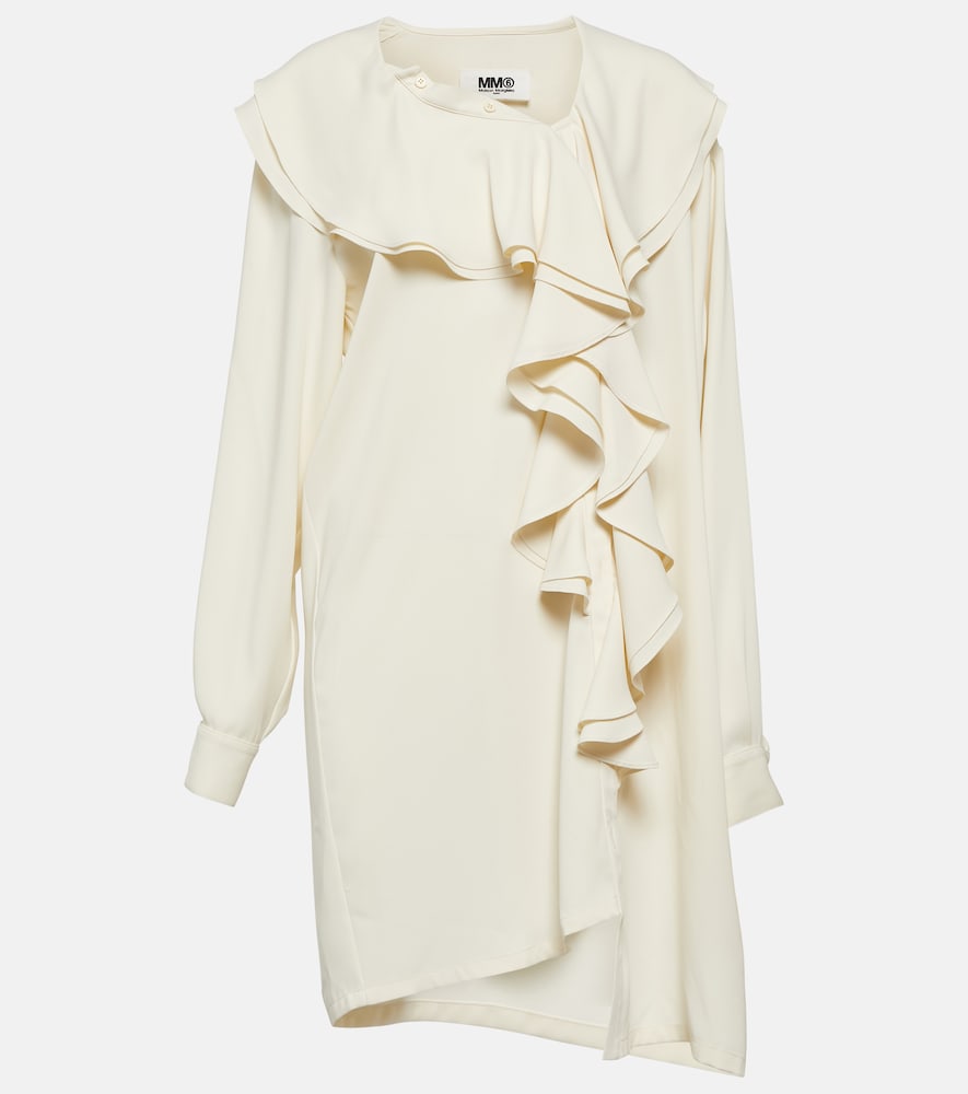 MM6 Maison Margiela Ruffle-trimmed minidress. MM6 Maison Margiela 荷叶边迷你连衣裙