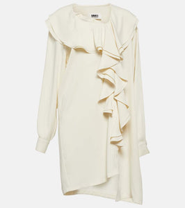 MM6 Maison Margiela Ruffle-trimmed minidress