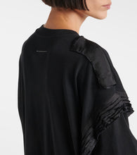 MM6 Maison Margiela Ruffled cotton jersey sweater dress