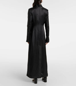 MM6 Maison Margiela Satin maxi dress