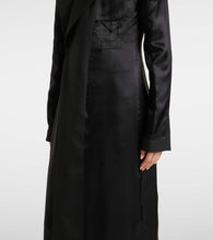 MM6 Maison Margiela Satin maxi dress