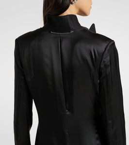 MM6 Maison Margiela Satin maxi dress