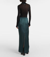 MM6 Maison Margiela Satin maxi skirt