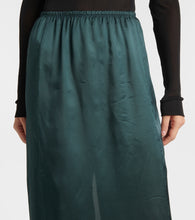MM6 Maison Margiela Satin maxi skirt