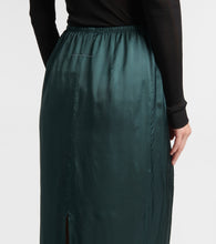 MM6 Maison Margiela Satin maxi skirt