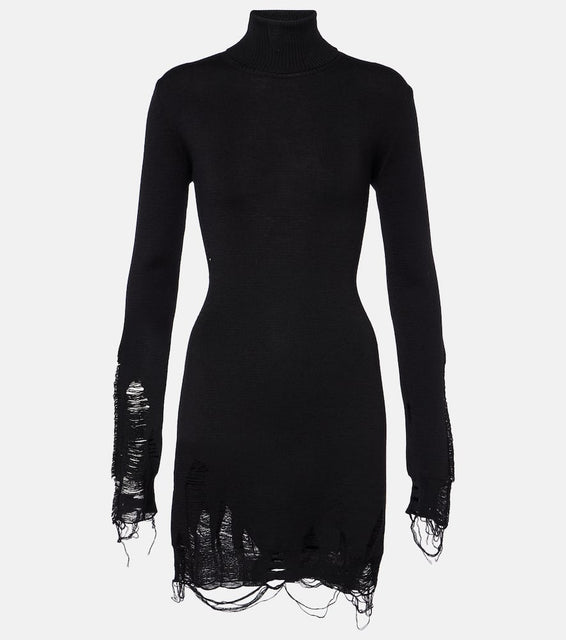 MM6 Maison Margiela Wool-blend minidress