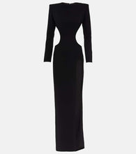 MÔNOT Cutout side-slit gown